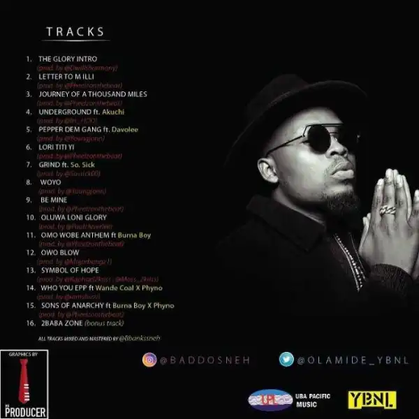 Olamide Shocks Everyone As He Releases Album Track List For “The Glory” – Guess Who Is Missing [See Here]